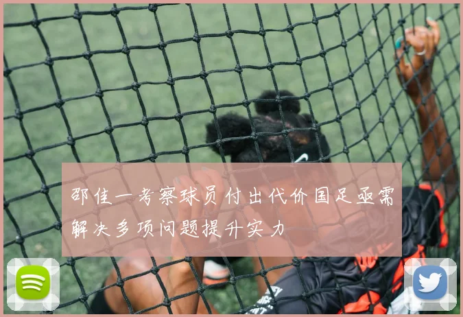 邵佳一考察球员付出代价国足亟需解决多项问题提升实力